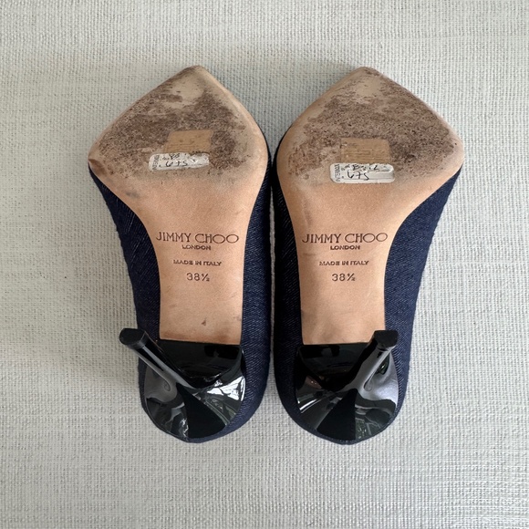 Jimmy Choo Denim Heels - Picture 5 of 6
